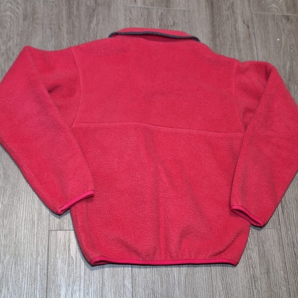 Vintage Patagonia Synchilla Snap T Sweater Red & Grey Made in USA Men's X SMALL - Picture 4 of 8